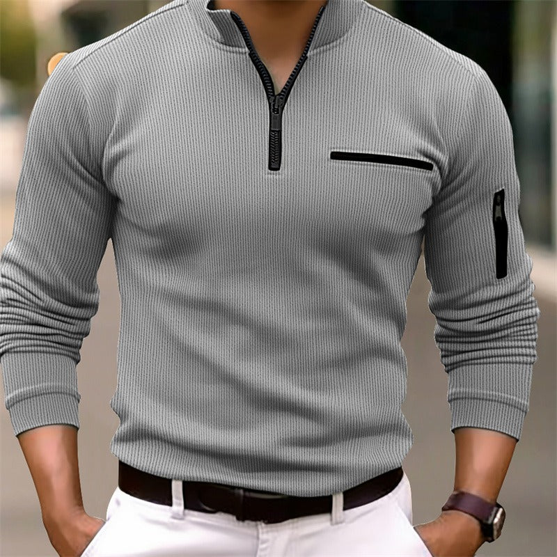 Winston | Long Sleeve Shirt with Zip