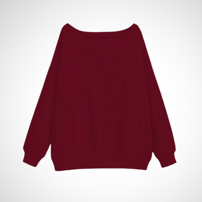 DIVECA™ - Casual Scoop Neck Long Sleeve Sweater