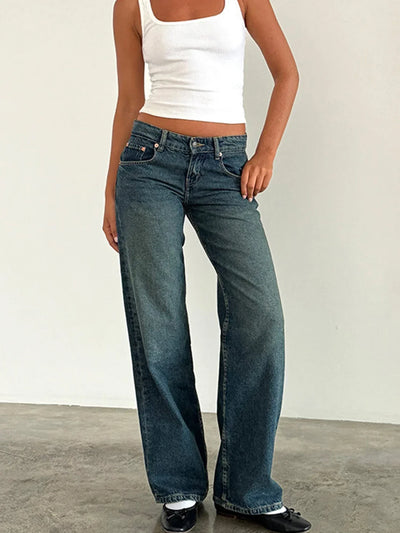 SYLVAINE™ – Vintage Casual Baggy Jeans