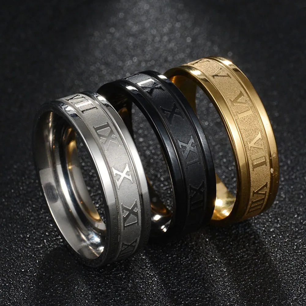 NOELLE™ – Modern Roman Numeral Ring