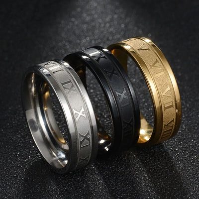 NOELLE™ – Modern Roman Numeral Ring