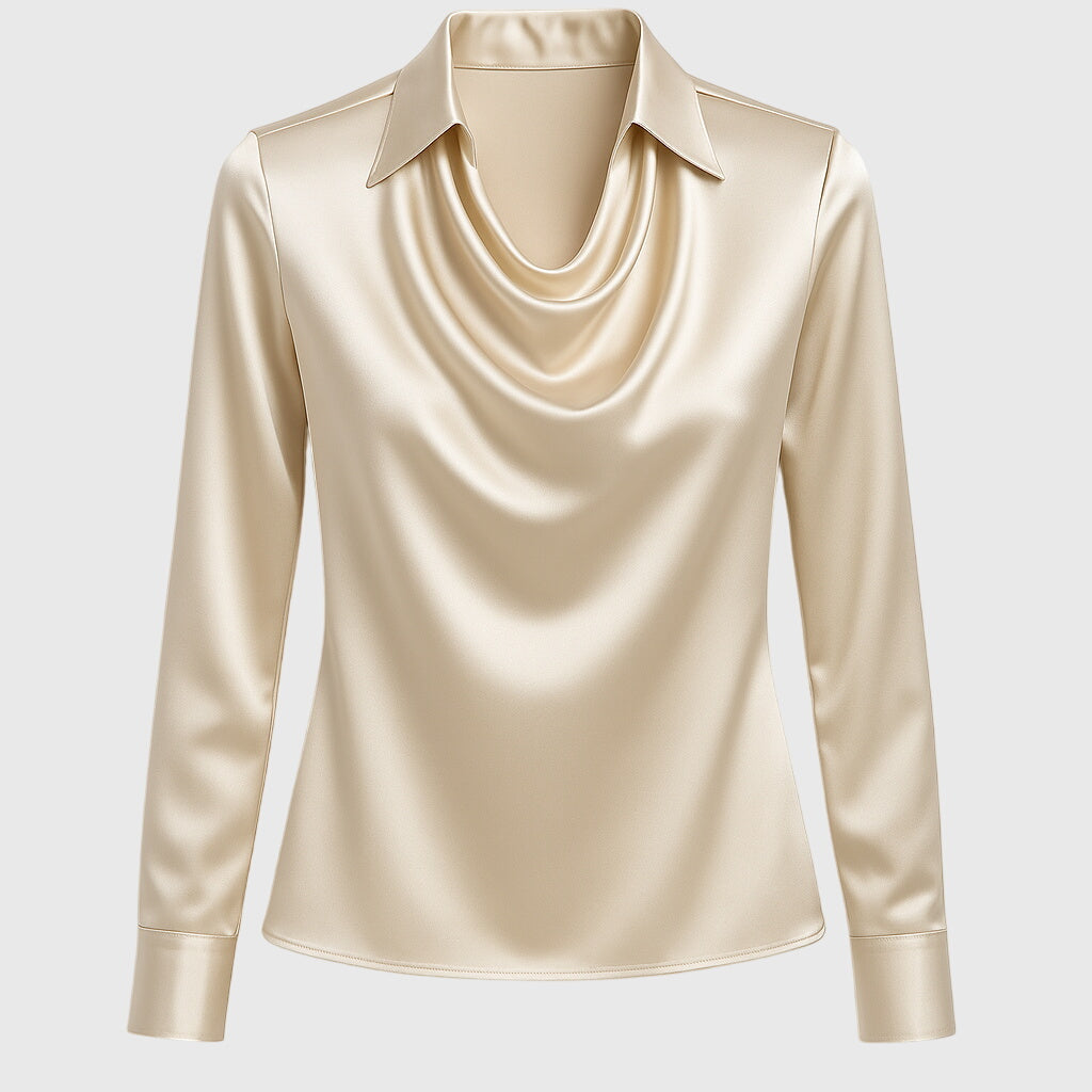 Elsie - Elegant Satin Blouse